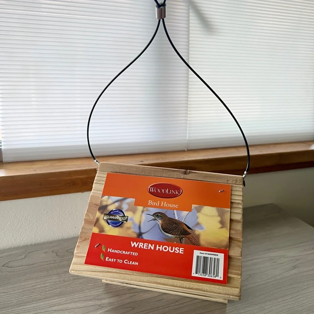 Bird House - Wren House NWT Unfinished surface - Picture 2 of 6